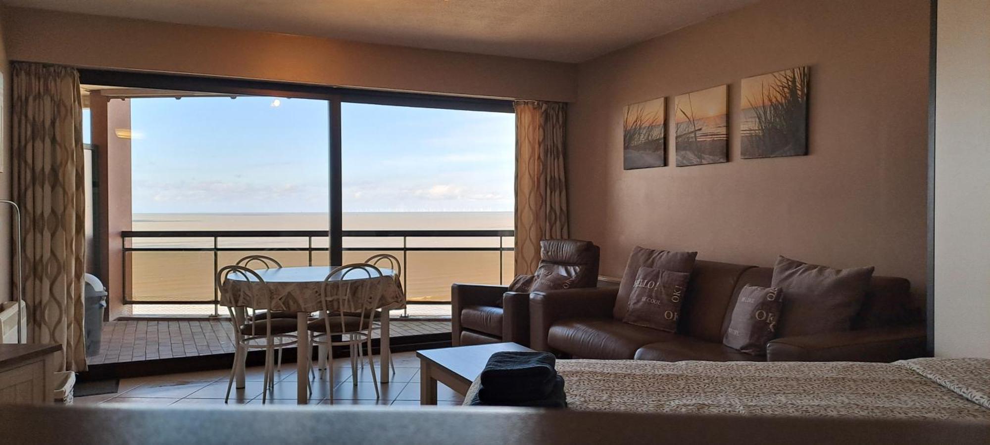 Large Beachstudio Seaview Blankenberge Near Brugge Exterior foto